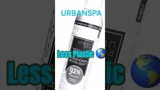 #sustainability #lessplastic #urbanspa 💙🌎