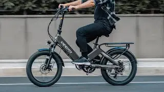 Veefa F1 Electric Bike 500W Motor 10.4Ah Removable Battery 20MPH Max Speed Electric Bike