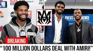 Shedeur Sanders STUNS The NFL World With $100 Million Clothing Deal With AMIRI!