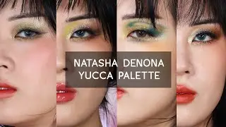 🌿 Natasha Denona: Yucca || 4 looks, 1 palette (easy makeup eyeshadow tutorial)