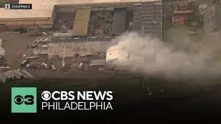 Investigation underway after warehouse fire in Edgemoor, Delaware