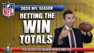 NFL 2024 FUTURES BETS | A STATS PhD REVEALS TWO WIN TOTALS PREDICTIONS! #nflfutures