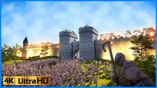 ORC & GIANT TROLL vs MEDIEVAL ARMY - Ultimate Epic Battle Simulator 2 UEBS 2 (4K)