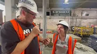 Eden from International Conservation Services discusses mural restoration