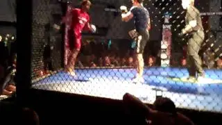 Alan Jouban Sick Striking Combos at Combat Fight League's Ground Zero Event on 8/6/10