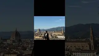 🎬 Second Stop in Florence | Piazza della Signoria & Michelangelo Viewpoint 🌇✨