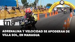 Adrenalina sobre ruedas en la pista villa sol, en Managua