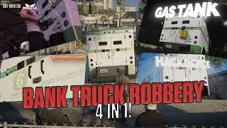 Bank Truck Robbery - 4 in 1! | FiveM Script