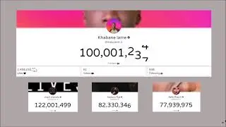 Khaby lame hitting 100M followers! | Khaby lame vs charli d’amelio #02 (Gabriel Lenny Stream)