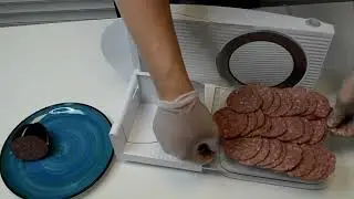 ломтерезка EUREL режем Колбасу сервелат