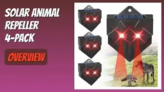 REVIEW (2025): Solar Animal Repeller 4-Pack. Features