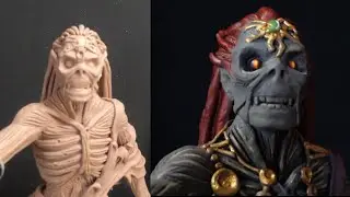 Sculpting Phantom Ganon with Clay Time Lapse Sculpture Video  #totk #phantomganon #zeldasculpture