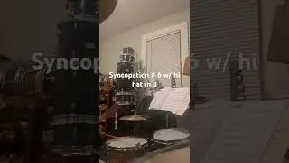 Syncopation # 6 #drums #drummer #drumming #groove #music #percussion #drumkit #drumset #drumlessons