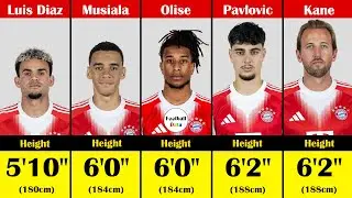 Bayern Munich Players Height 2025-2026
