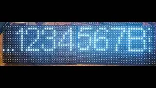 2x P10 DMD digital display boards in series and Arduino
