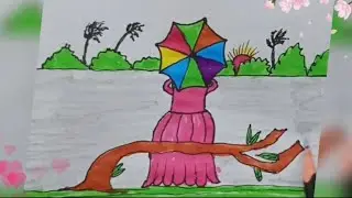 Beautiful village drawing video for kids #rdartzoo #newfeeds #villagedrawing #village #fypシ゚viral#yt