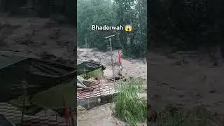Live visuals from Gupt Ganga Bhaderwah 🥺/stay home stay safe 🙏#weather #bhaderwah #heavyrain #alert