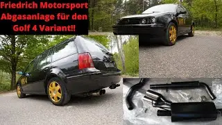VWGolf 4 Friedrich Motorsport Sportauspuff - 2.5 Zoll