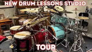 Tour Of My New Drum Lessons Studio 🥁