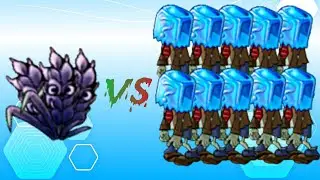 3 Obsidian Barleys vs 10 Diamond Box Zombies | pvz fusion 2.4.2