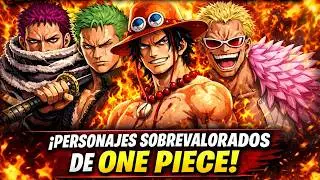 Los personajes M&Aacute;S SOBREVALORADOS de One Piece