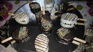 Cake pops#كيك بوب للاطفال حلوى سهلة وسريعة على شكل آيسكريم 🍡روعة