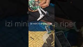 izi mini x drone with camera gimbal and drone riper