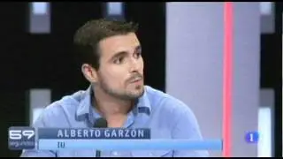 IU Axarquia TV - Intervenciones Alberto Garzón (59 Segundos, TVE, 26.10.2011)