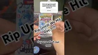 Prismatic Evolutions Day 1!!! Rip until we hit 😭 #pokemonchannel #pokemoncards #pokemoncommunity