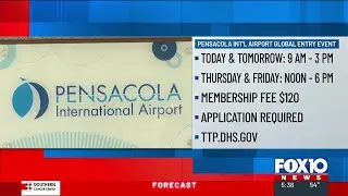 Pensacola International Airport hosting Global Entry interview event