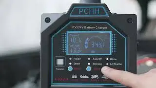 PCHH 12V 24V Car Battery Charger, Smart Trickle Charger with Auto Shutoffs, Repair Review