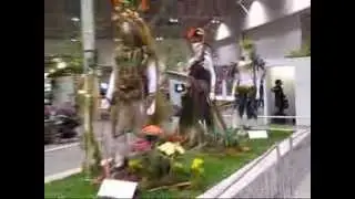Flower Fashion at Canada Blooms at Toronto's Exhibition Place