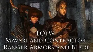 TES V - Skyrim Mods: EcthelionOtW Mavari and Contractor Ranger Armors and Blade