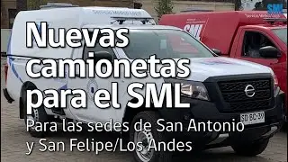 Entrega de nuevas camionetas para SML de Valpara&iacute;so