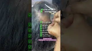 BEST INVISIBLE PERMANENT HAIR EXTENSIONS IN INDIA #trending #karur #hair #tg #hairextension #reels