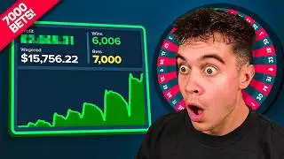 TESTING A ROULETTE STRATEGY FOR 7,000 BETS AND MAKING PROFIT!