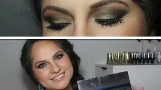 Vice 3 Palette Tutorial | Green & Gold smokey eye