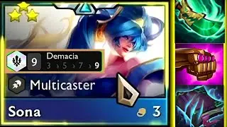 Sona 3 Star ⭐⭐⭐ 9 Demacia tft set9
