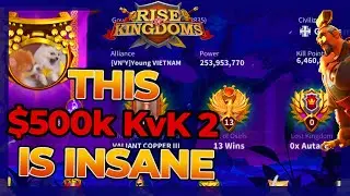 A Look Inside THIS $500k KVK 2 Account! SuperCow Account Review! Rise of Kingdoms