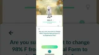 [Pokemon GO] Transforming a 98% Furfrou into 98% Debutante Trim! #pokemongo #furfrou #debutante
