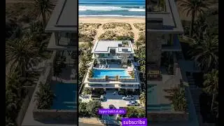 Luxury Beachfront Resort Villa Construction Timelapse | Ground-Up Cinematic Drone Build#usashorts