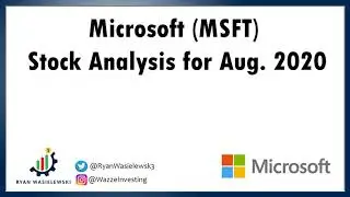 Microsoft (MSFT) Technical Stock Analysis Aug 2020