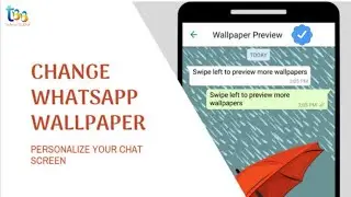 How to change Whatsapp Background Wallpaper for Chat windows by Technical BakBak