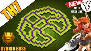 MOST EPIC TH7 MOON BASE DESIGN 2020!! | [NEW] BEST TH7 HYBRID/FARMING BASE WITH LAYOUT LINK✔✔ - COC