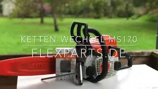 Kettenwechsel Motors&auml;ge Stihl MS 170 // Flexparts