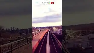 Expo Line SkyTrain arriving at Braid Skytrain Station, New Westminster, BC 🚊🍁🇨🇦