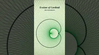 Evolute of Cardioid 🇧🇷 #maths #physics #science #education