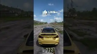 #1614 BMW M4 Competition Coupe vs BMW M4 Coupe 1 Mile Drag Battle FH5 #Shorts