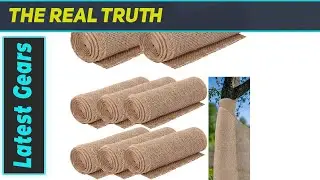 Jecery Natural Burlap Rolls: Ultimate Tree Protection & DIY Crafts