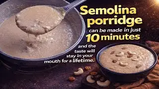Quick 10-Minute Suji Payesh Recipe | Creamy Semolina Kheer with Jaggery & Nuts |